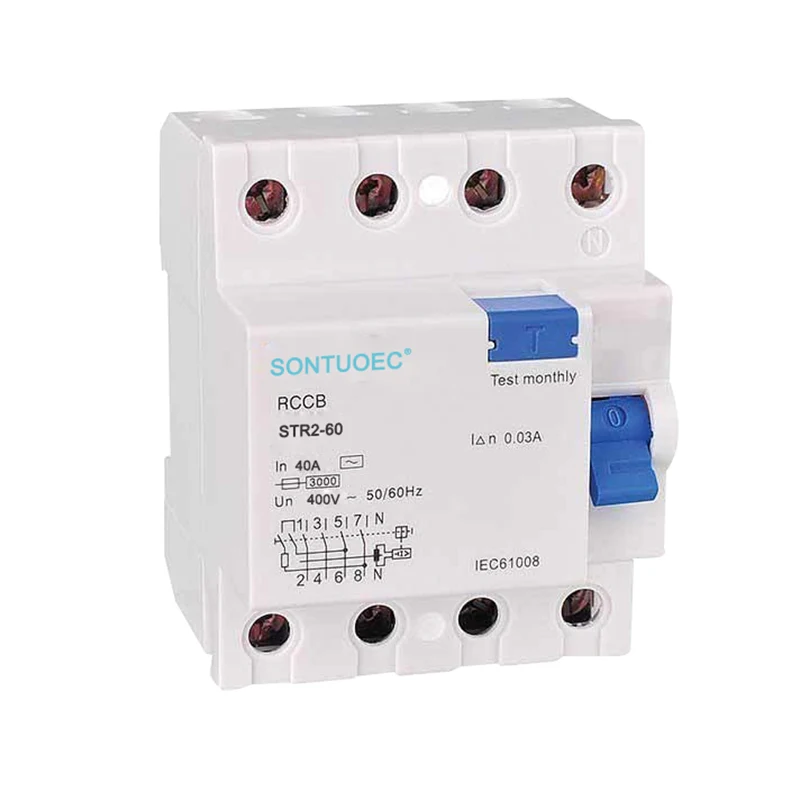 4P 63A /30MA RCD AC வகை