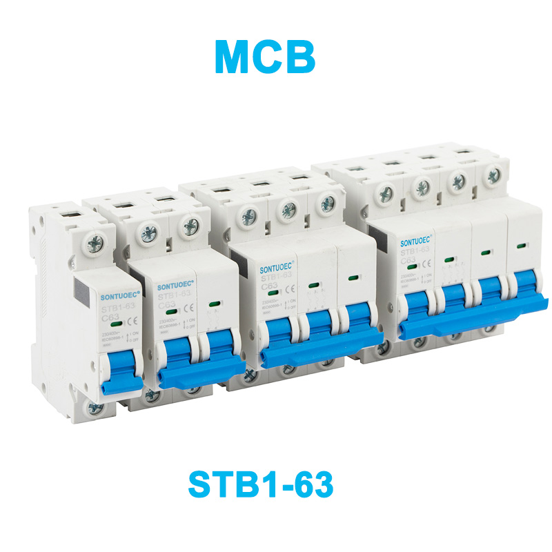 போட்டி சி 65 கட்டமைப்பு STB1-63 தொடர் மினியேச்சர் சர்க்யூட் பிரேக்கர் MCB